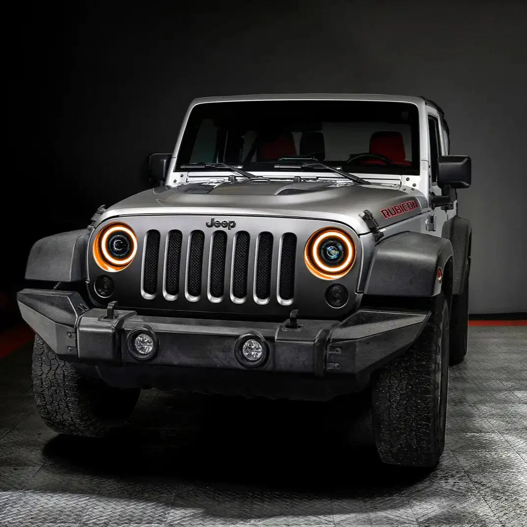 ORACLE Lighting Oculus™ 7" Switchback Bi-LED Projector Headlights for Jeep Wrangler JK by ORACLE Lighting
