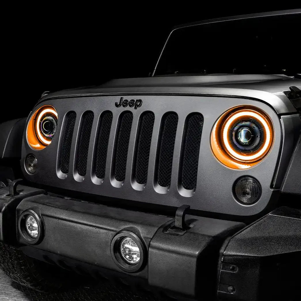 ORACLE Lighting Oculus™ 7" Switchback Bi-LED Projector Headlights for Jeep Wrangler JK by ORACLE Lighting
