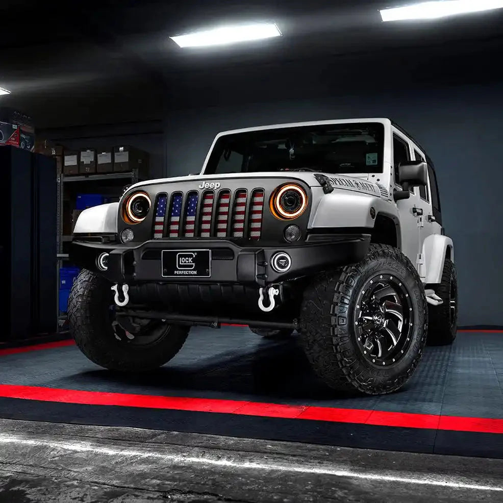 ORACLE Lighting Oculus™ 7" Switchback Bi-LED Projector Headlights for Jeep Wrangler JK by ORACLE Lighting