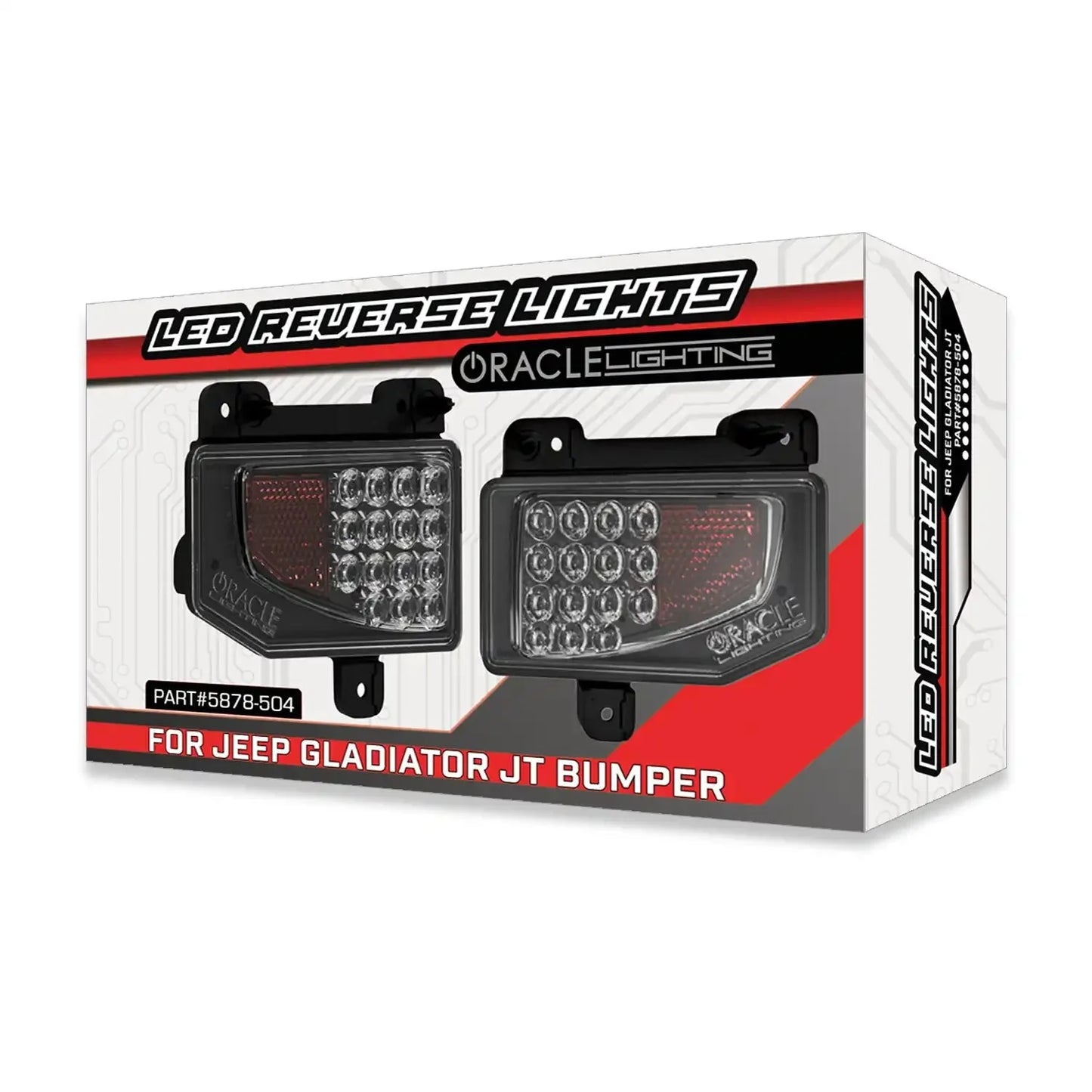 2020-2025 Jeep Gladiator JT Rear Bumper LED Reverse Lights | 1,500 Lumens by ORACLE Lighting