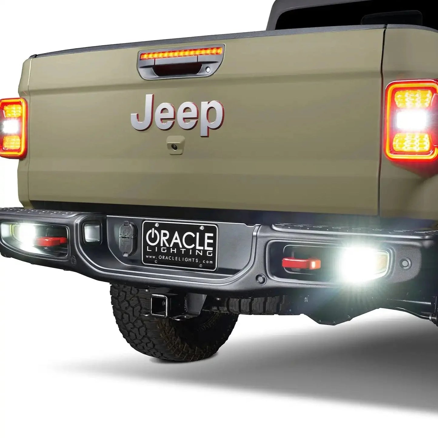2020-2025 Jeep Gladiator JT Rear Bumper LED Reverse Lights | 1,500 Lumens by ORACLE Lighting