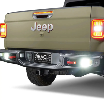 2020-2025 Jeep Gladiator JT Rear Bumper LED Reverse Lights | 1,500 Lumens by ORACLE Lighting