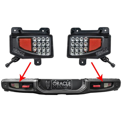 2020-2025 Jeep Gladiator JT Rear Bumper LED Reverse Lights | 1,500 Lumens by ORACLE Lighting