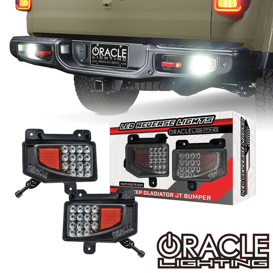 2020-2025 Jeep Gladiator JT Rear Bumper LED Reverse Lights | 1,500 Lumens by ORACLE Lighting