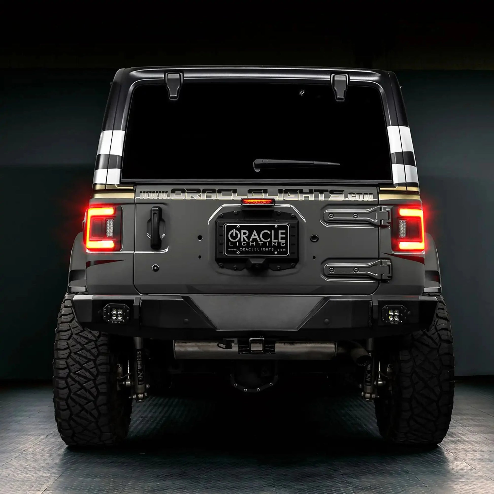 V2 | Flush Mount LED Tail Lights for Jeep Wrangler JL | Low-Profile | Plug-and-Play by ORACLE Lighting