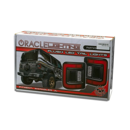 V2 | Flush Mount LED Tail Lights for Jeep Wrangler JL | Low-Profile | Plug-and-Play by ORACLE Lighting