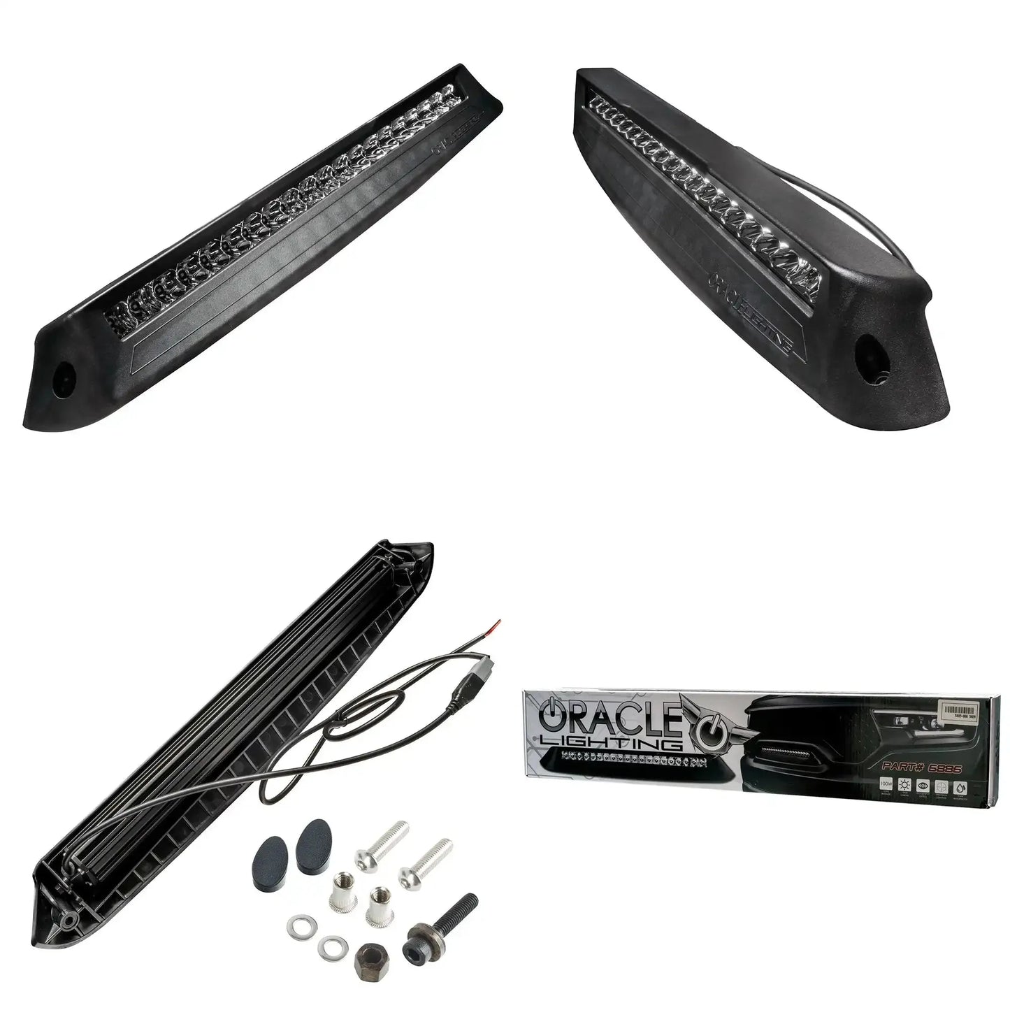 2019-2025 RAM Rebel/TRX/RHO Front Bumper Flush LED Light Bar | 100W 12,000 Lumens by ORACLE Lighting