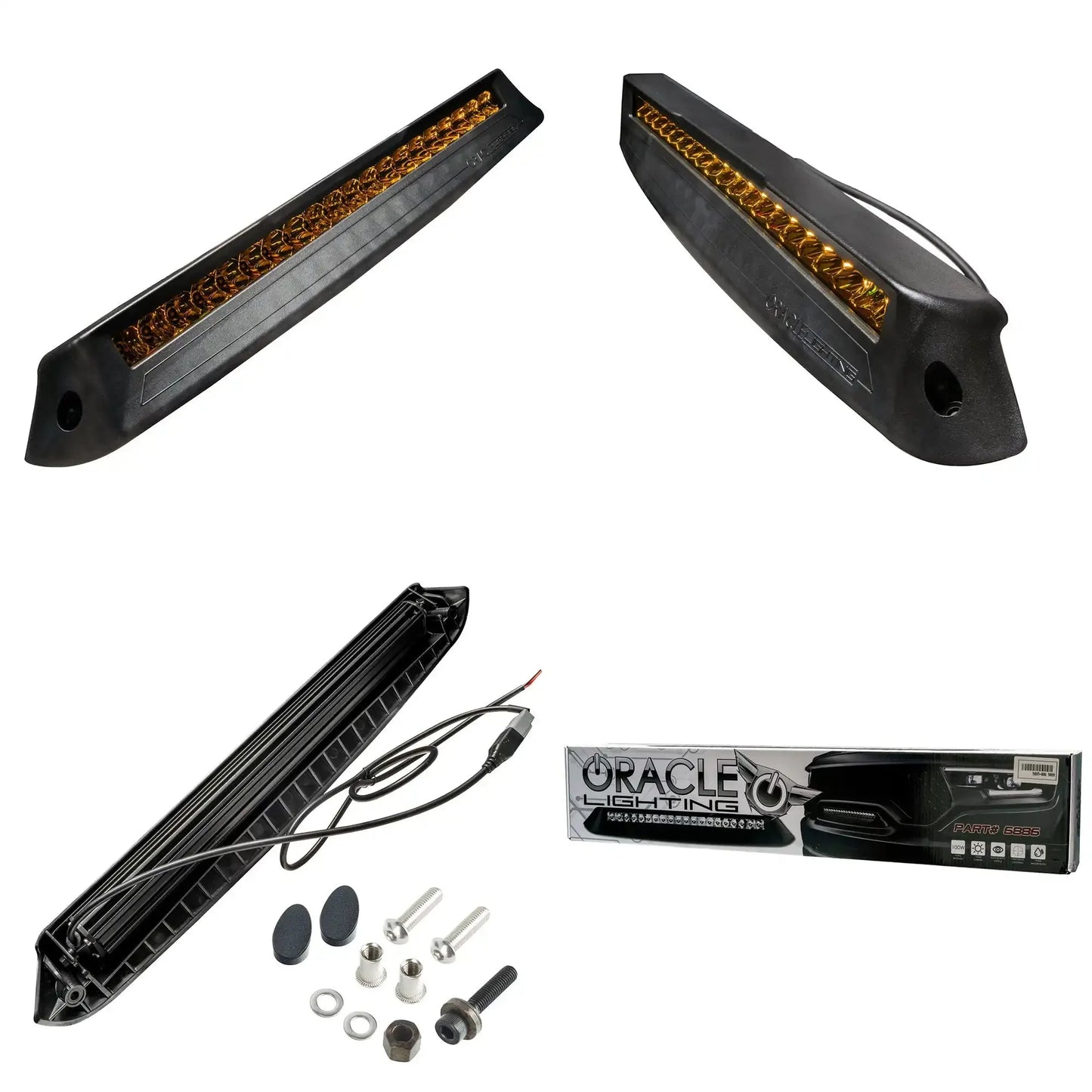 2019-2025 RAM Rebel/TRX/RHO Front Bumper Flush LED Light Bar | 100W 12,000 Lumens by ORACLE Lighting