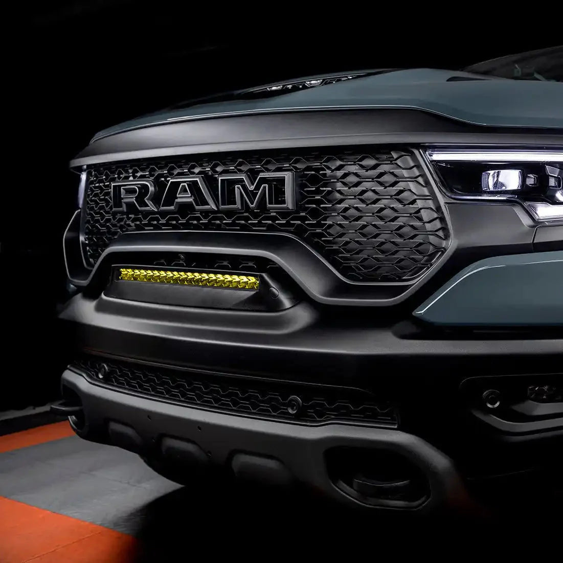 2019-2025 RAM Rebel/TRX/RHO Front Bumper Flush LED Light Bar | 100W 12,000 Lumens by ORACLE Lighting