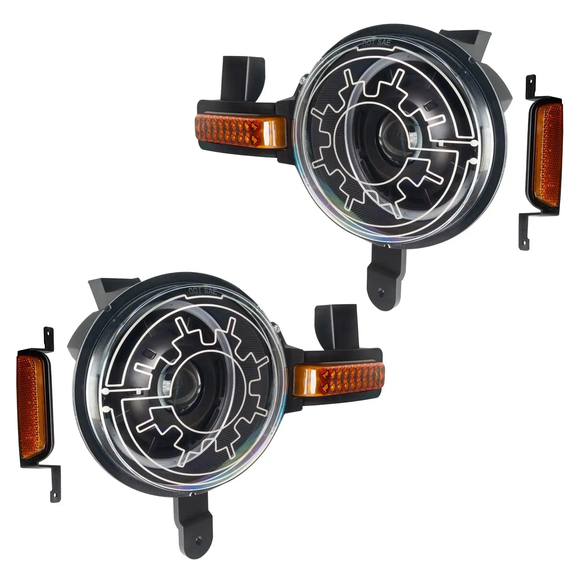 ORACLE Lighting Oculus™ Bi-LED Projector Headlights for 2021+ Ford Bronco - Heated Lens by ORACLE Lighting