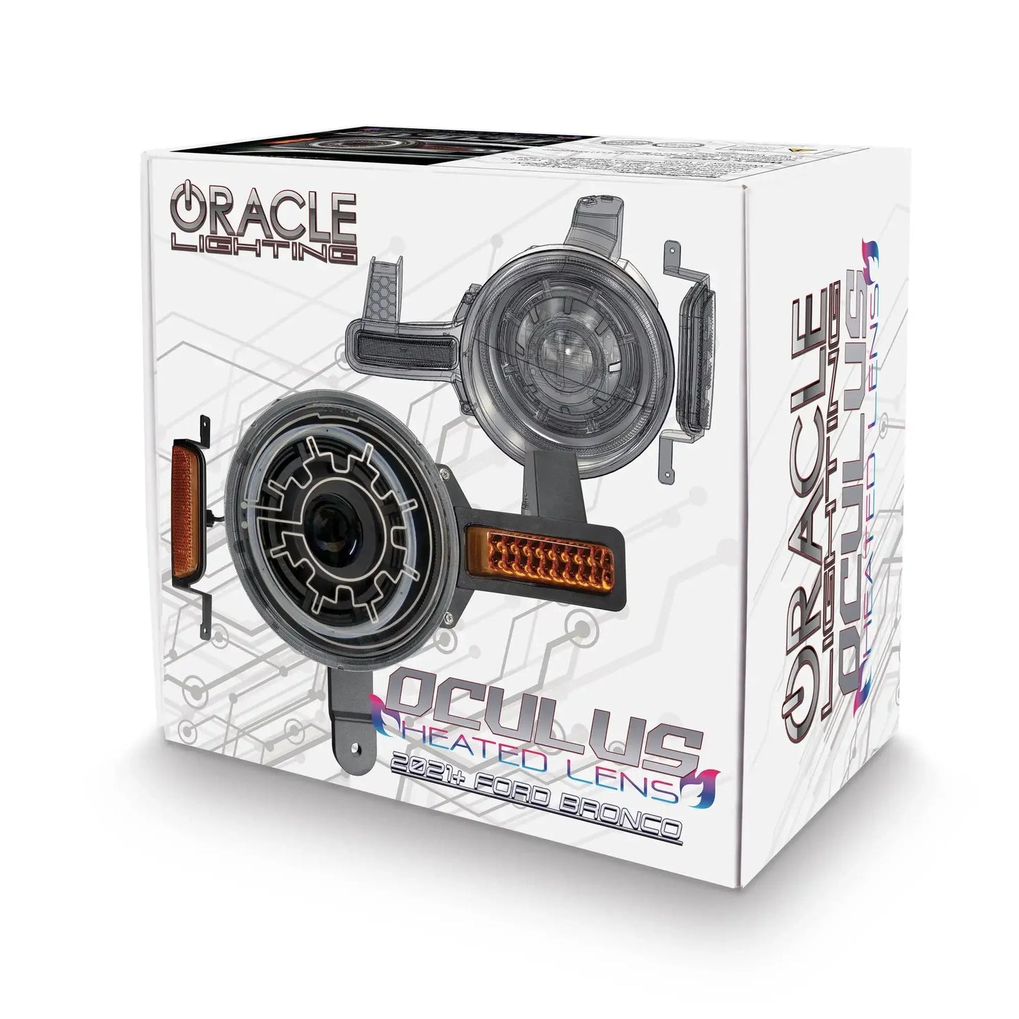 ORACLE Lighting Oculus™ Bi-LED Projector Headlights for 2021+ Ford Bronco - Heated Lens by ORACLE Lighting