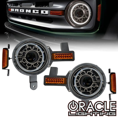 ORACLE Lighting Oculus™ Bi-LED Projector Headlights for 2021+ Ford Bronco - Heated Lens by ORACLE Lighting