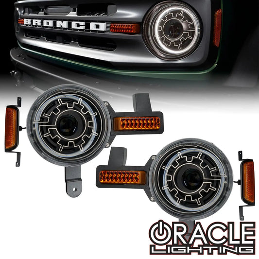 ORACLE Lighting Oculus™ Bi-LED Projector Headlights for 2021+ Ford Bronco - Heated Lens by ORACLE Lighting