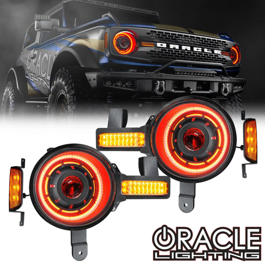 ORACLE Lighting Oculus™ ColorSHIFT® Bi-LED Projector Headlights for 2021+ Ford Bronco by ORACLE Lighting