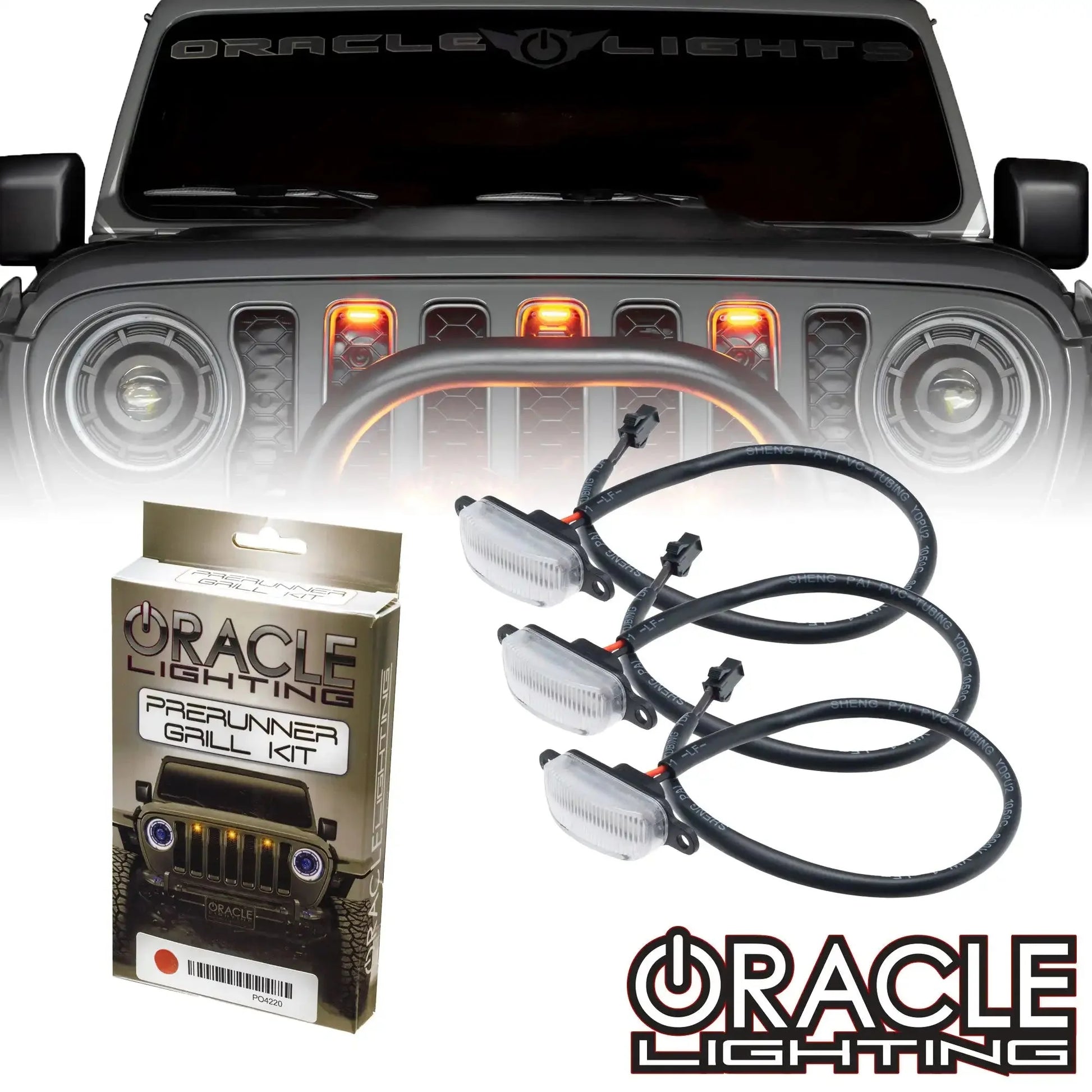 Universal Pre-Runner Style LED Grill Light Kit (New Style) by ORACLE Lighting