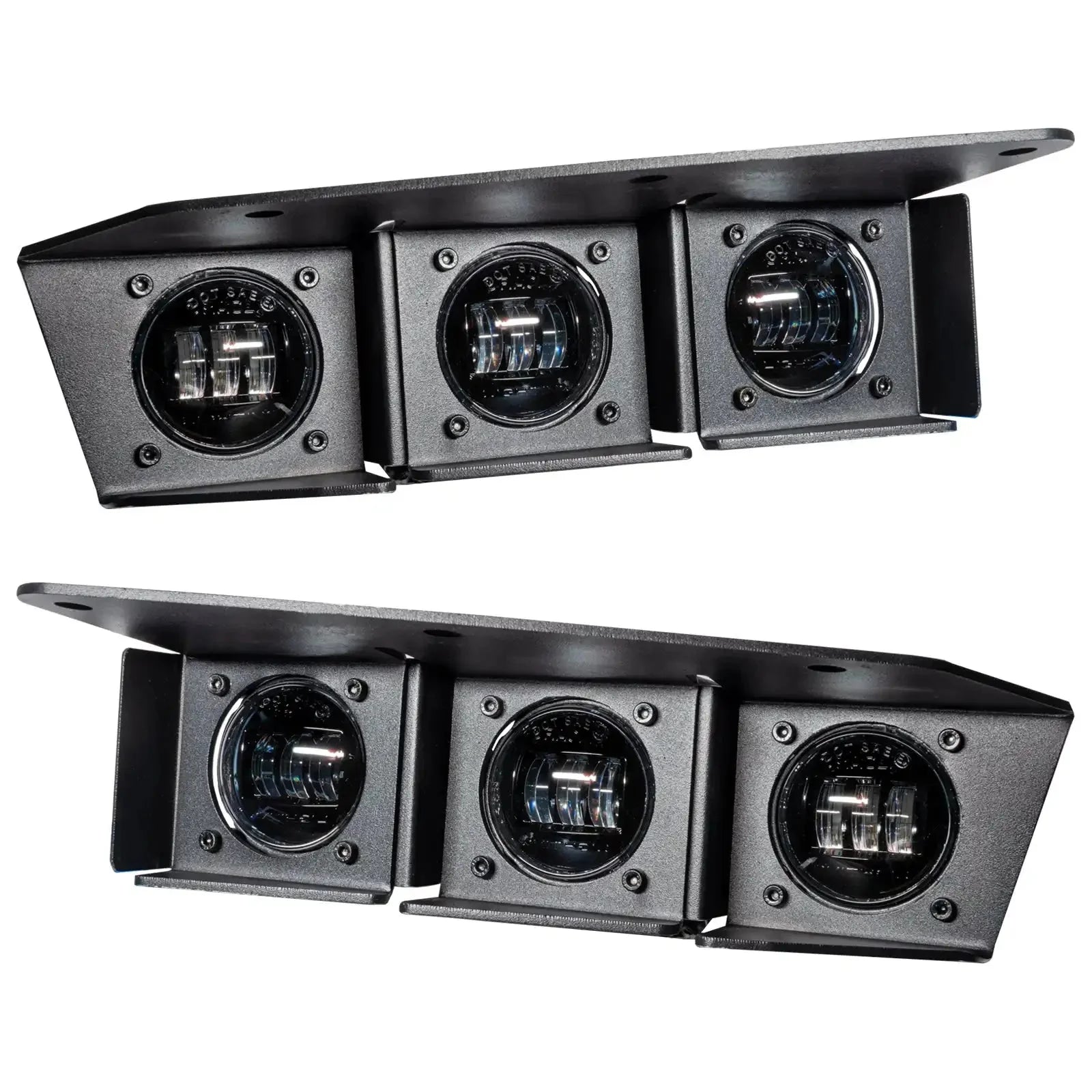 2021-2026 Ford Bronco Triple LED Fog Light Kit - Steel Modular Bumper | 90W by ORACLE Lighting