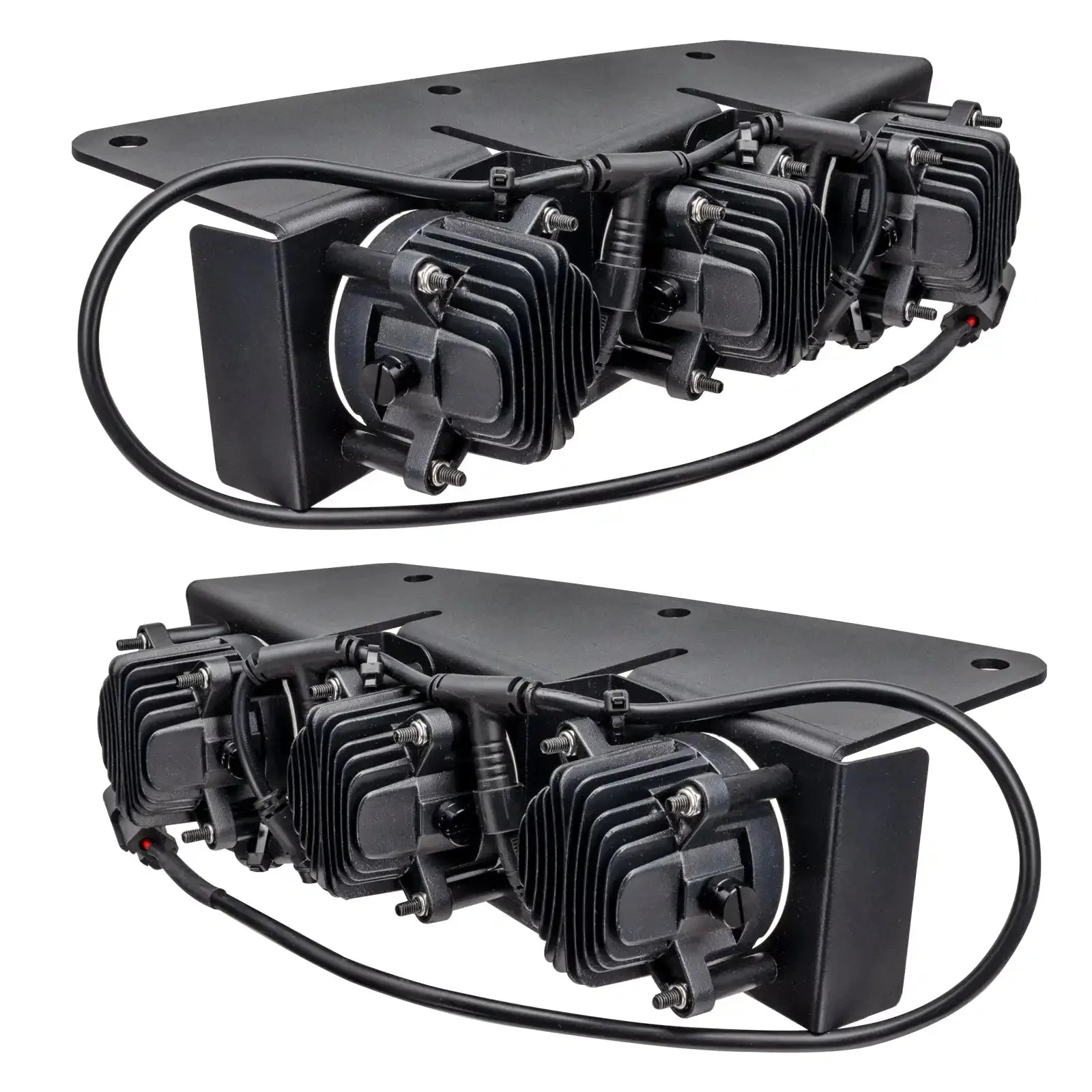 2021-2026 Ford Bronco Triple LED Fog Light Kit - Steel Modular Bumper | 90W by ORACLE Lighting