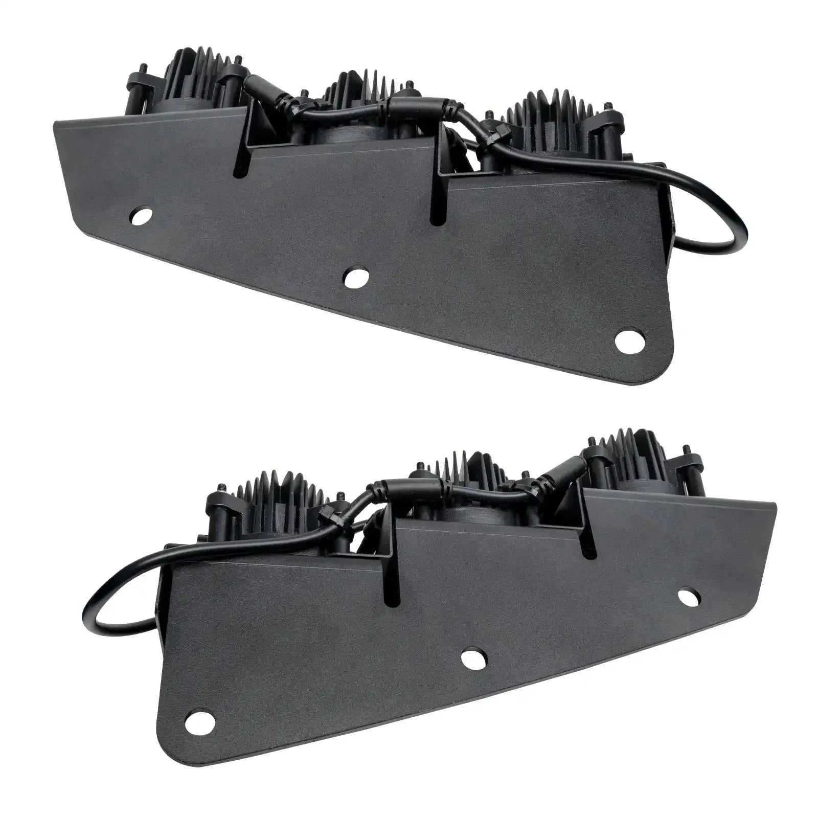 2021-2026 Ford Bronco Triple LED Fog Light Kit - Steel Modular Bumper | 90W by ORACLE Lighting