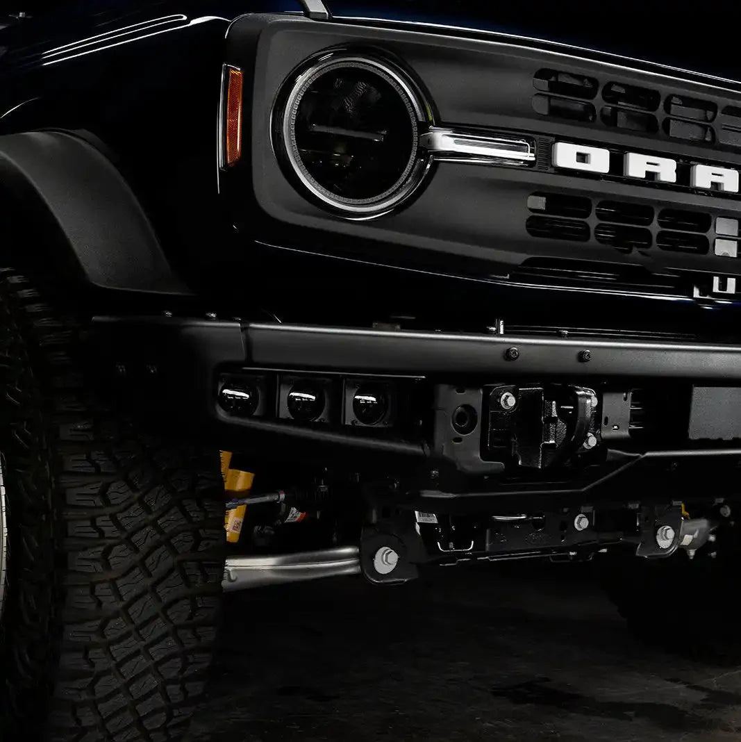 2021-2026 Ford Bronco Triple LED Fog Light Kit - Steel Modular Bumper | 90W by ORACLE Lighting