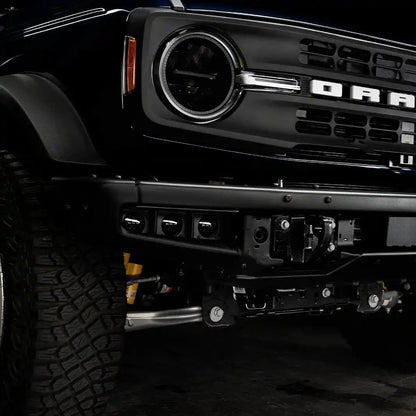 2021-2026 Ford Bronco Triple LED Fog Light Kit - Steel Modular Bumper | 90W by ORACLE Lighting