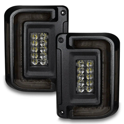 V2 | 2007-2017 Jeep Wrangler JK Flush Mount LED Tail Lights | Low-Profile Trail Protection by ORACLE Lighting