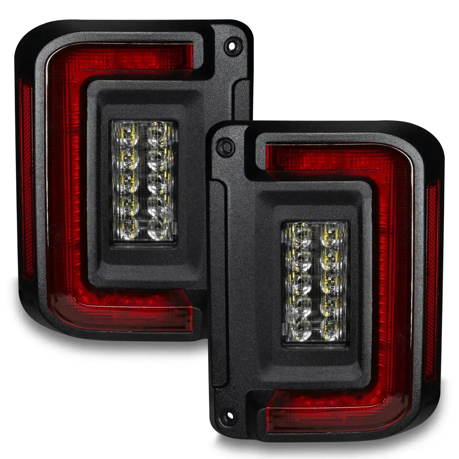 V2 | 2007-2017 Jeep Wrangler JK Flush Mount LED Tail Lights | Low-Profile Trail Protection by ORACLE Lighting