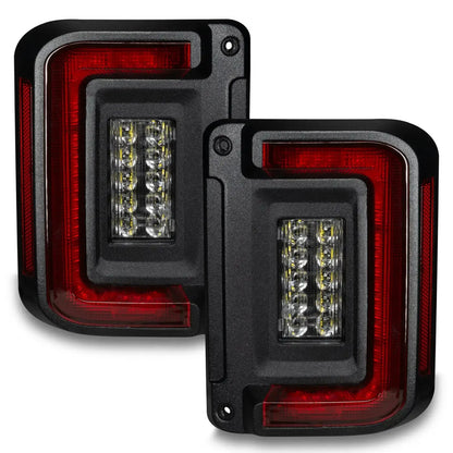 V2 | 2007-2017 Jeep Wrangler JK Flush Mount LED Tail Lights | Low-Profile Trail Protection by ORACLE Lighting