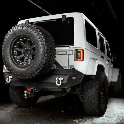 V2 | 2007-2017 Jeep Wrangler JK Flush Mount LED Tail Lights | Low-Profile Trail Protection by ORACLE Lighting
