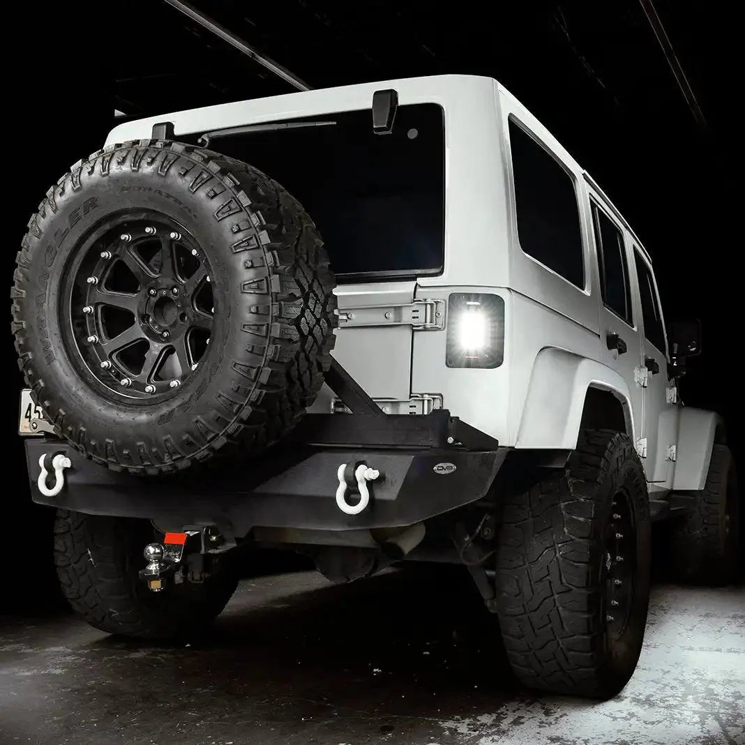 V2 | 2007-2017 Jeep Wrangler JK Flush Mount LED Tail Lights | Low-Profile Trail Protection by ORACLE Lighting
