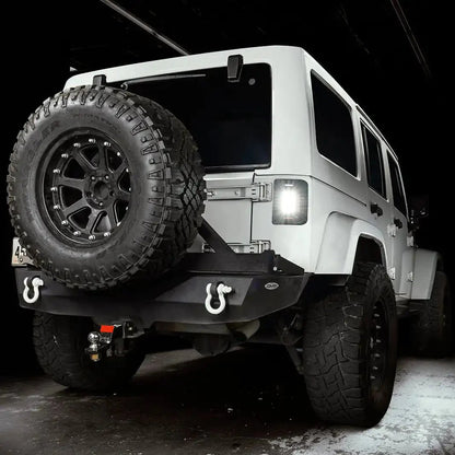 V2 | 2007-2017 Jeep Wrangler JK Flush Mount LED Tail Lights | Low-Profile Trail Protection by ORACLE Lighting