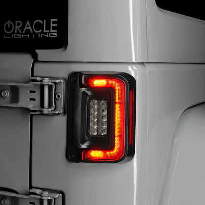 V2 | 2007-2017 Jeep Wrangler JK Flush Mount LED Tail Lights | Low-Profile Trail Protection by ORACLE Lighting