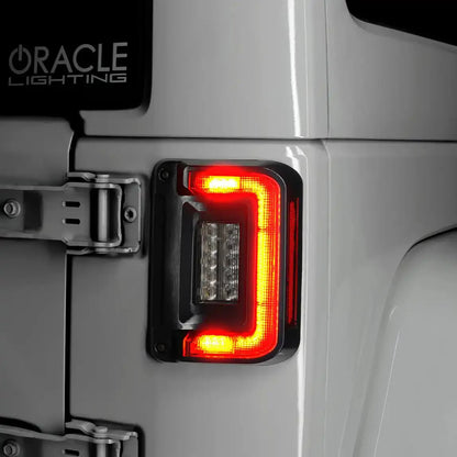 V2 | 2007-2017 Jeep Wrangler JK Flush Mount LED Tail Lights | Low-Profile Trail Protection by ORACLE Lighting