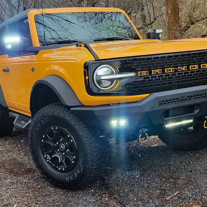 2021-2026 Ford Bronco LED Off-Road Side Mirrors - Peripheral Ditch Lights (2200+ Lumens) by ORACLE Lighting