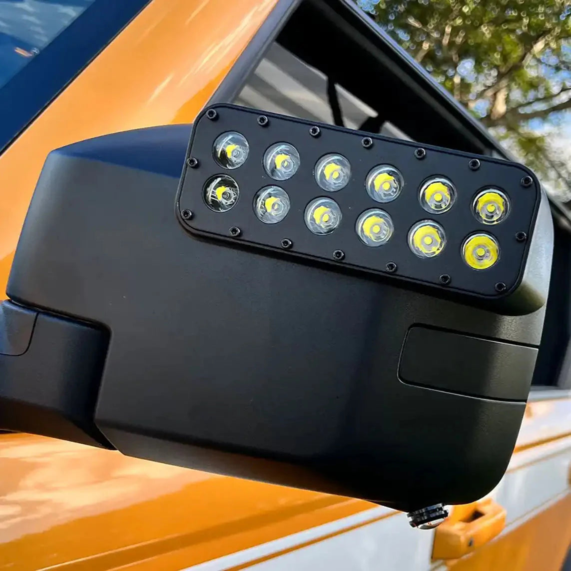 2021-2026 Ford Bronco LED Off-Road Side Mirrors - Peripheral Ditch Lights (2200+ Lumens) by ORACLE Lighting