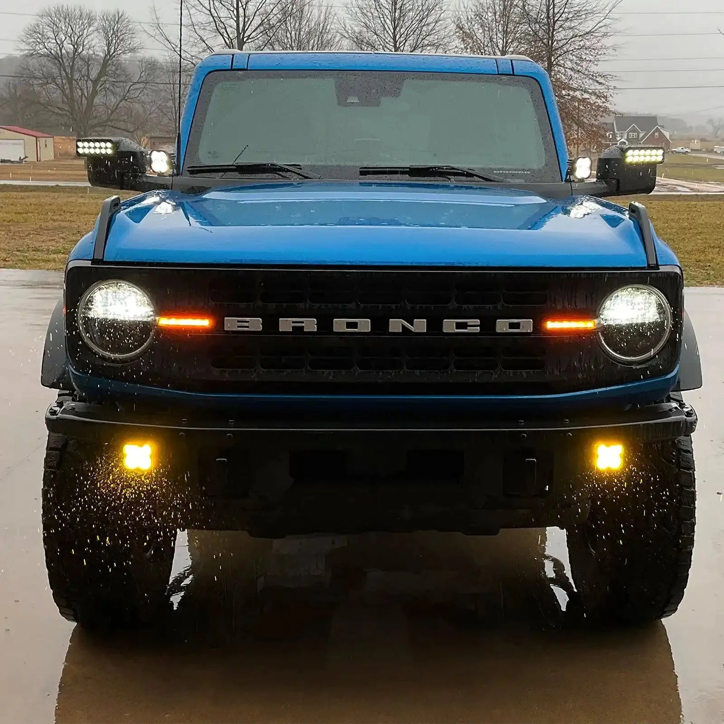 2021-2026 Ford Bronco LED Off-Road Side Mirrors - Peripheral Ditch Lights (2200+ Lumens) by ORACLE Lighting