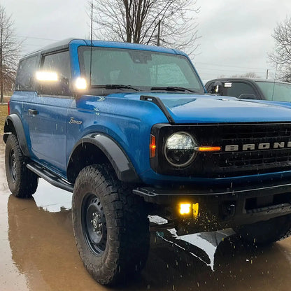 2021-2026 Ford Bronco LED Off-Road Side Mirrors - Peripheral Ditch Lights (2200+ Lumens) by ORACLE Lighting