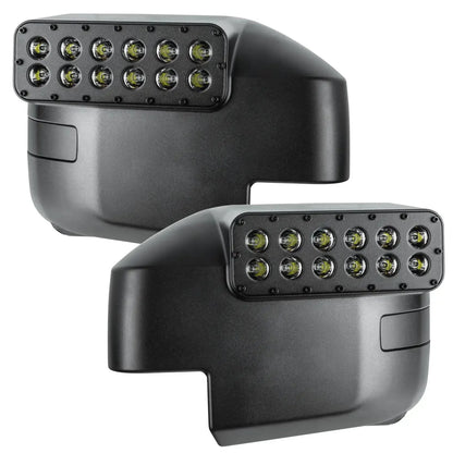 2021-2026 Ford Bronco LED Off-Road Side Mirrors - Peripheral Ditch Lights (2200+ Lumens) by ORACLE Lighting