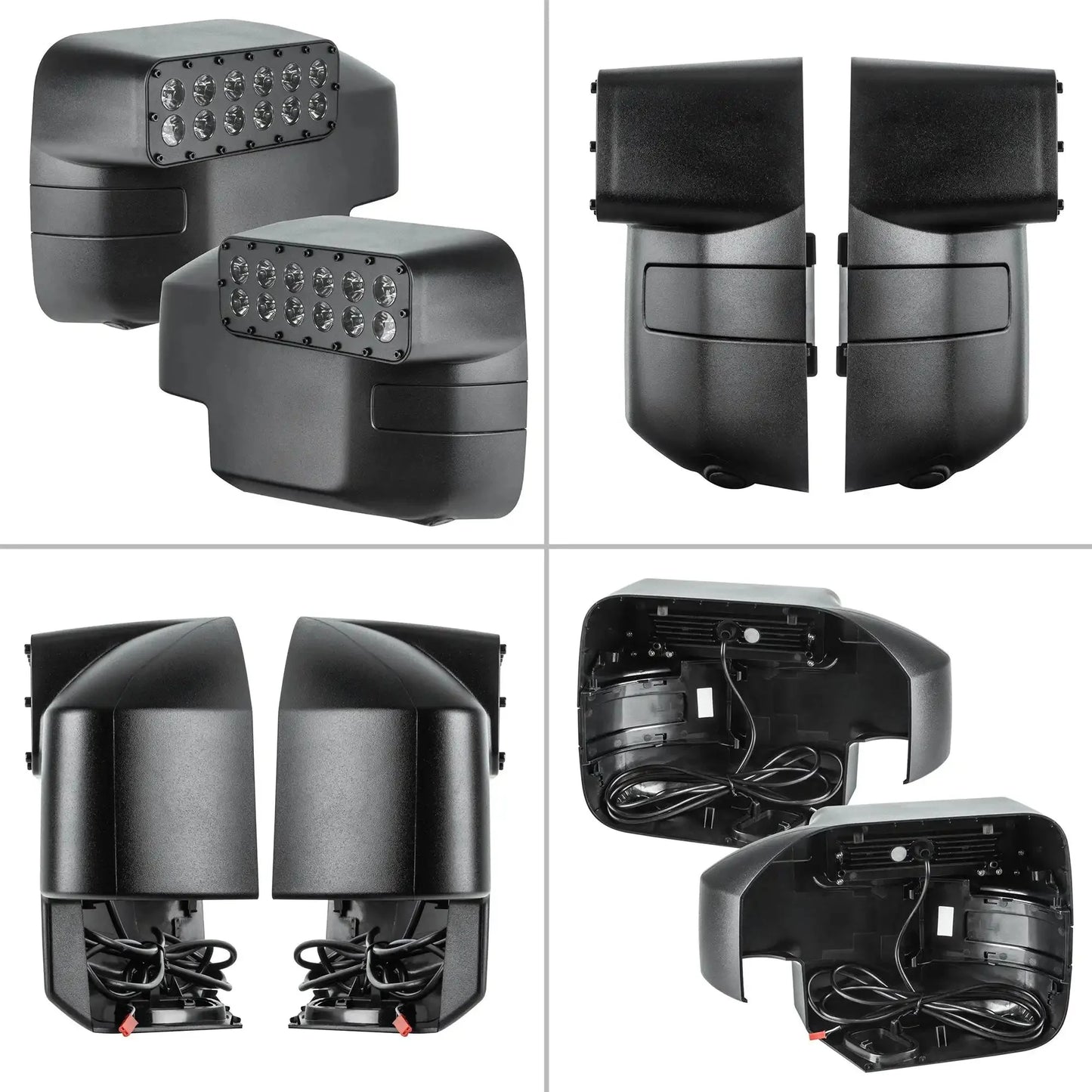 2021-2026 Ford Bronco LED Off-Road Side Mirrors - Peripheral Ditch Lights (2200+ Lumens) by ORACLE Lighting