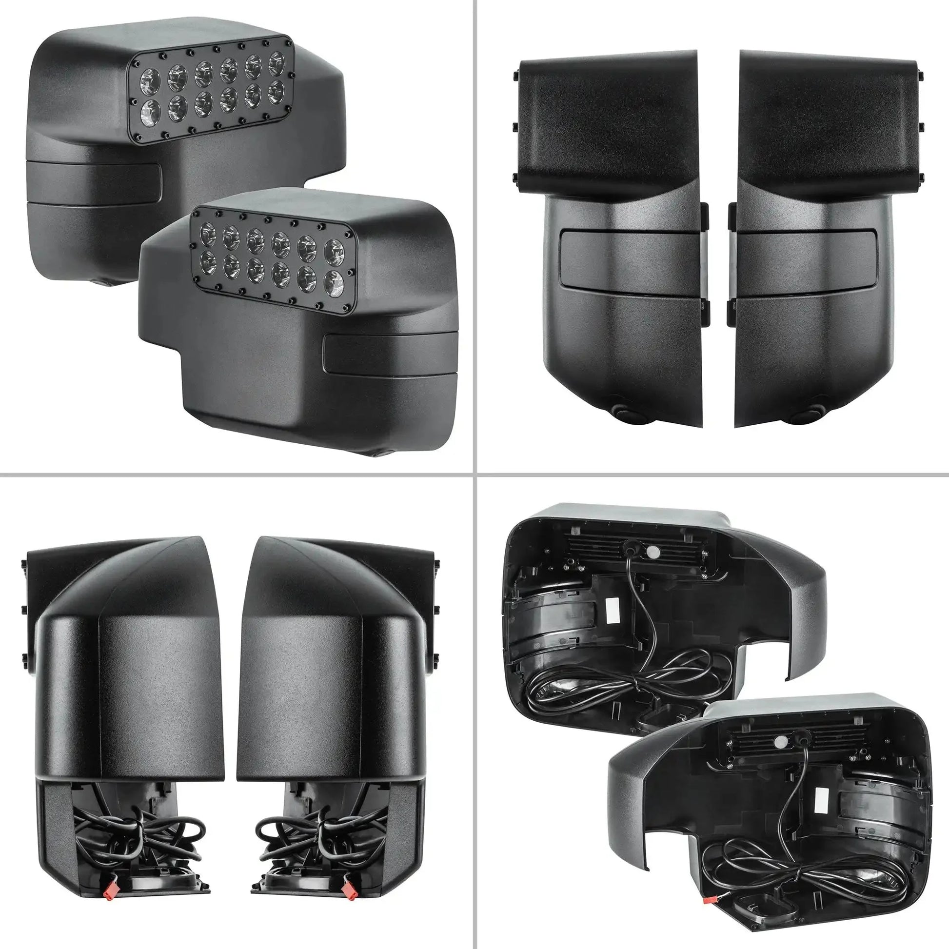 2021-2026 Ford Bronco LED Off-Road Side Mirrors - Peripheral Ditch Lights (2200+ Lumens) by ORACLE Lighting