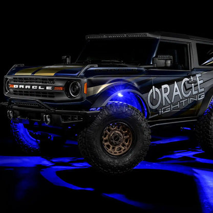 ColorSHIFT RGB+W Underbody Rock Light Kit - 230° Wide Angle Bluetooth Control by ORACLE Lighting