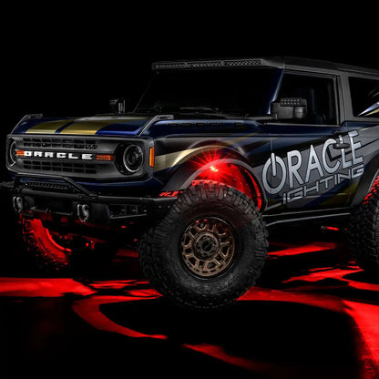 ColorSHIFT RGB+W Underbody Rock Light Kit - 230° Wide Angle Bluetooth Control by ORACLE Lighting