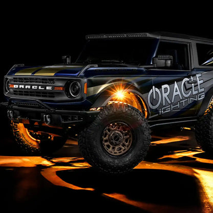 ColorSHIFT RGB+W Underbody Rock Light Kit - 230° Wide Angle Bluetooth Control by ORACLE Lighting