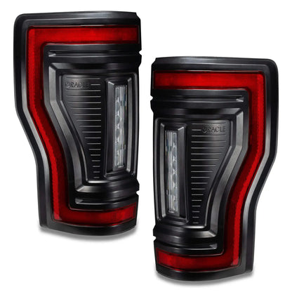 2017-2022 Ford F-250/350 Super Duty Flush Mount LED Tail Lights - Animated Turn Signals by ORACLE Lighting