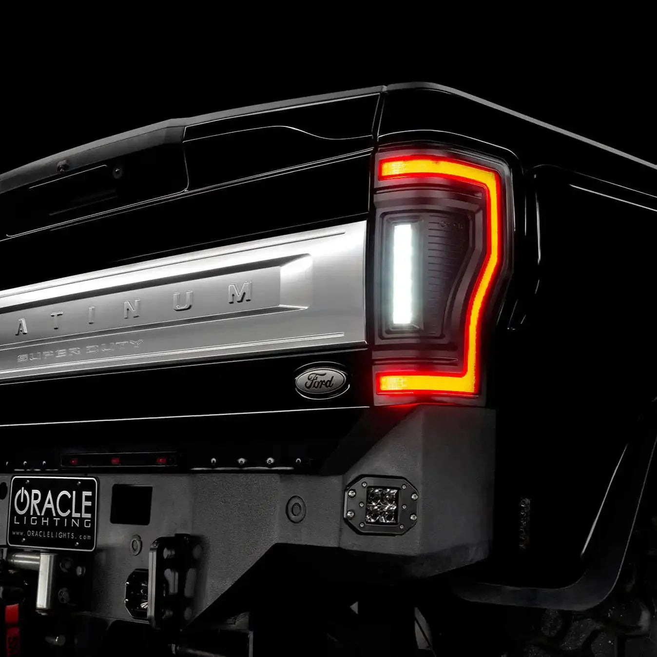 2017-2022 Ford F-250/350 Super Duty Flush Mount LED Tail Lights - Animated Turn Signals by ORACLE Lighting