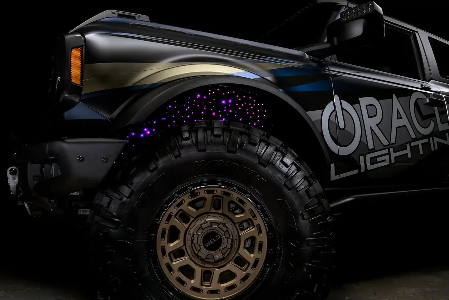 ORACLE Lighting Fiber Optic Wheel Liner ColorSHIFT RGB+W Kit - 40W LED/ 600 Fibers by ORACLE Lighting