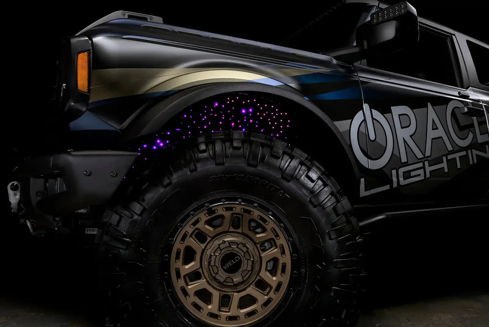 ORACLE Lighting Fiber Optic Wheel Liner ColorSHIFT RGB+W Kit - 40W LED/ 600 Fibers by ORACLE Lighting