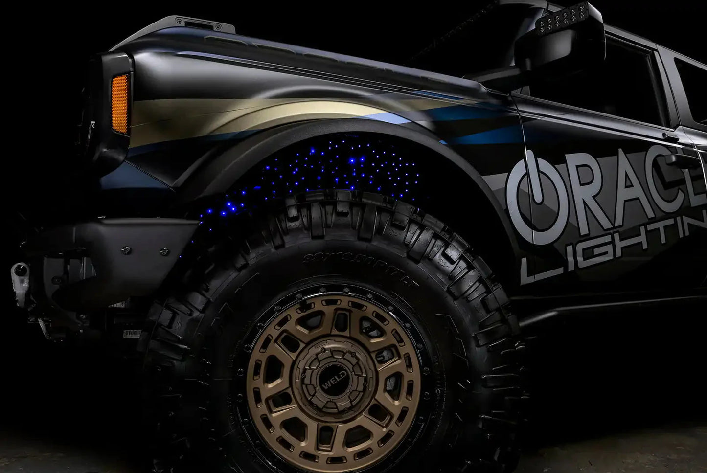 ORACLE Lighting Fiber Optic Wheel Liner ColorSHIFT RGB+W Kit - 40W LED/ 600 Fibers by ORACLE Lighting