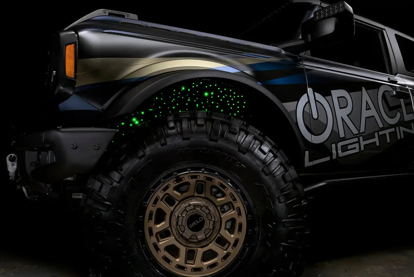 ORACLE Lighting Fiber Optic Wheel Liner ColorSHIFT RGB+W Kit - 40W LED/ 600 Fibers by ORACLE Lighting