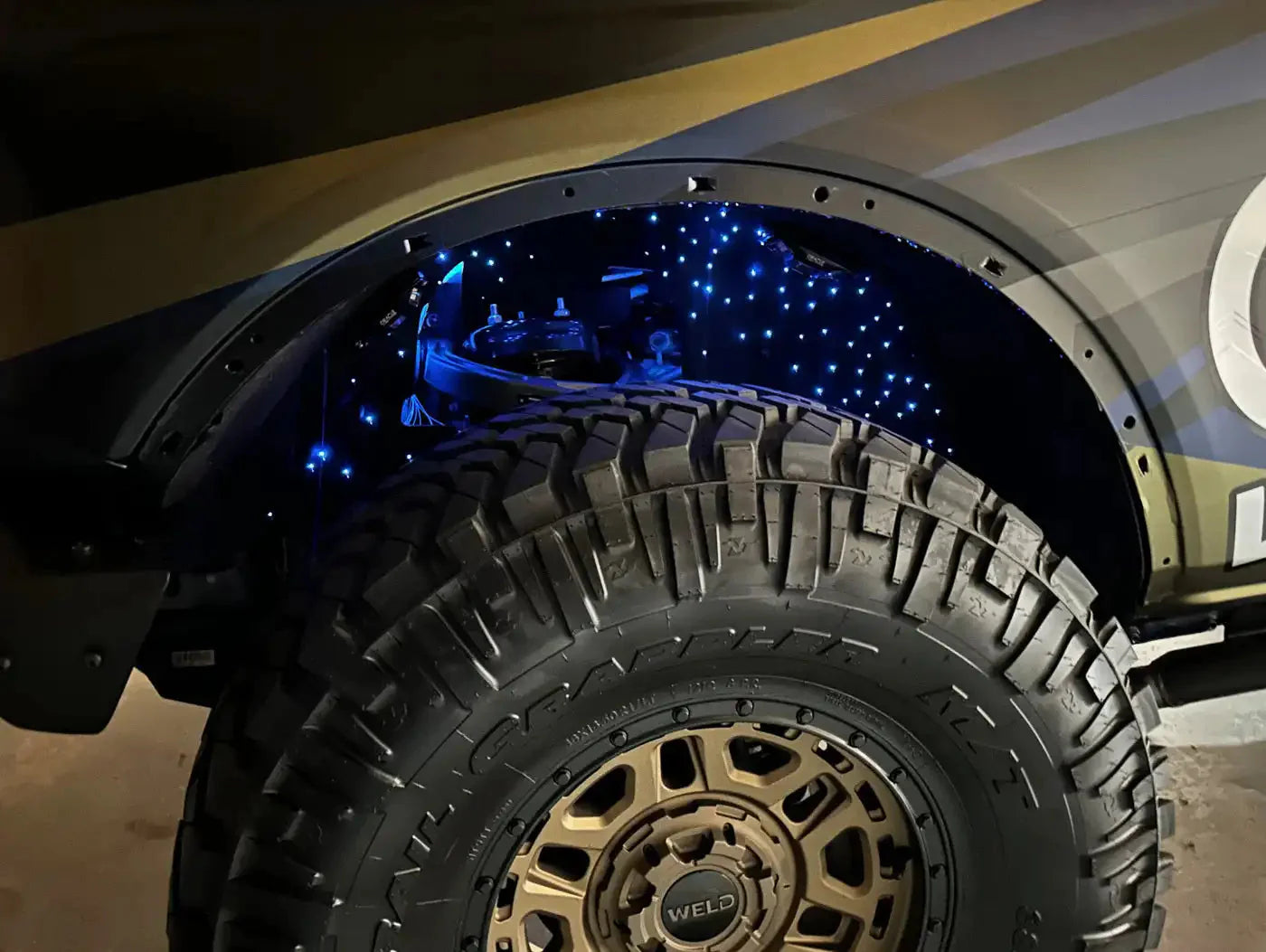 ORACLE Lighting Fiber Optic Wheel Liner ColorSHIFT RGB+W Kit - 40W LED/ 600 Fibers by ORACLE Lighting