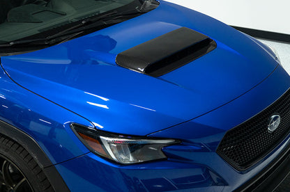 OLM LE Carbon Fiber Hood Scoop Cover - 2022+ WRX by MYX Automotive